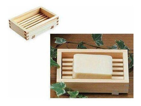 Yamako Cypress Hinoki Wood Soap Dish