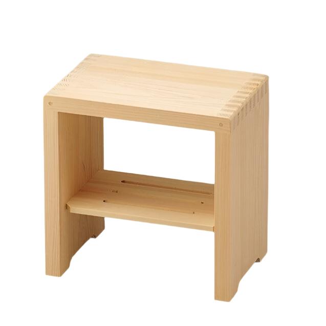 Yamako Hinoki Bath Stool 30H