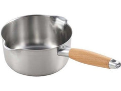 Miyazaki Seisakusho OJ-1 Objet Single-Handle Pot, Milk Pan, 4.7 inches (12  cm), Made in Japan, Induction Compatible, Lightweight