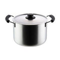 Yoshikawa She's Cooking Stainless Steel Two-Handled Pot 22cm