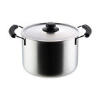 Yoshikawa She's Cooking Stainless Steel Two-Handled Pot 22cm