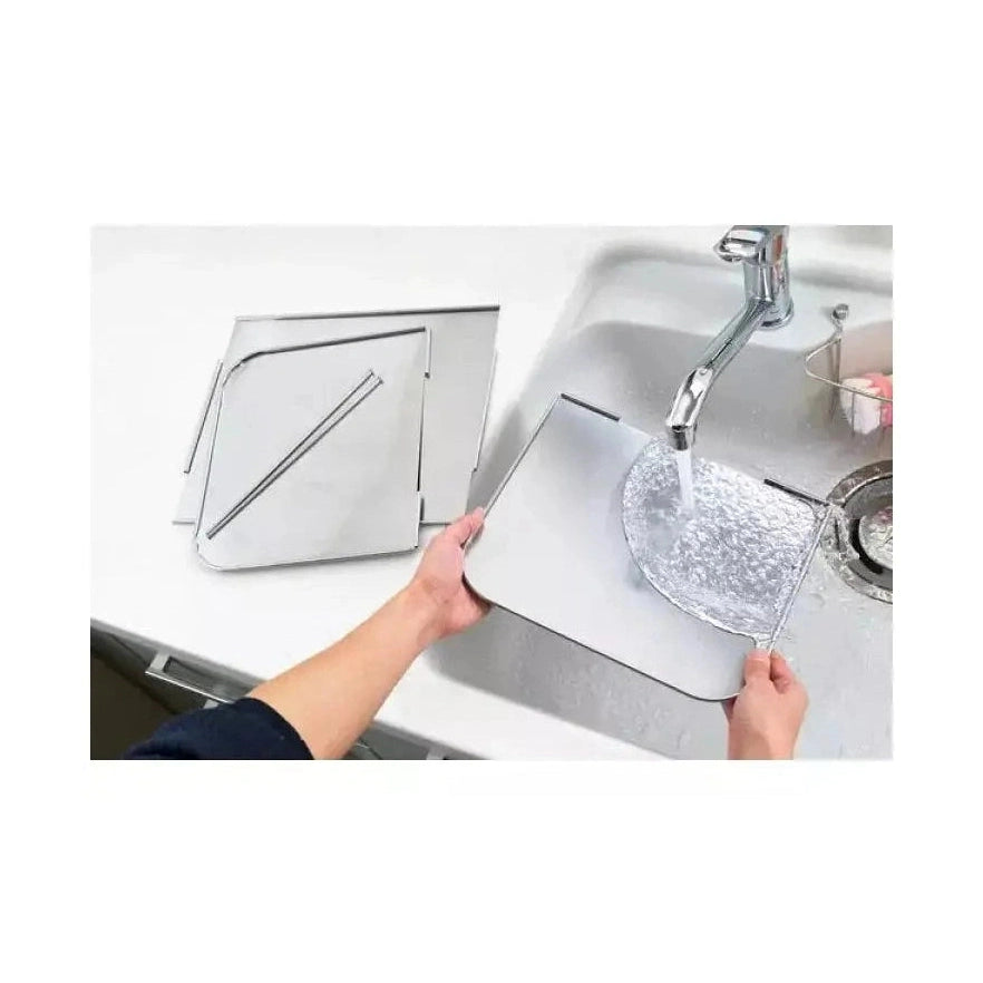 Yoshikawa Stainless Steel Foldable Kitchen Splatter Guard