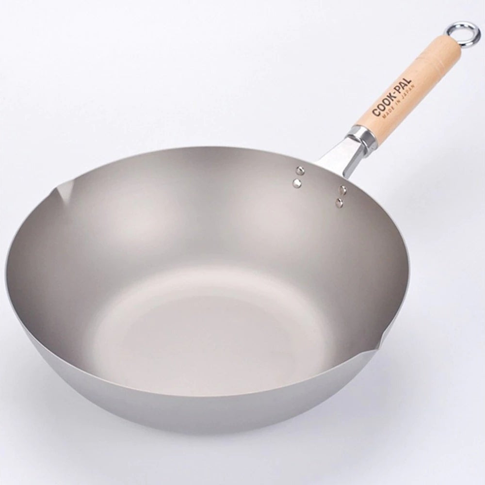 Yoshikawa Cook-Pal Titanium Wok 33cm