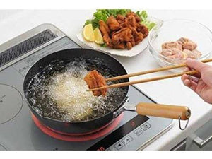 Yoshikawa Iron Tempura Frying Pot Handle cm
