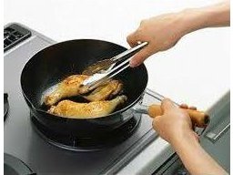 Yoshikawa Iron Tempura Frying Pot Handle cm