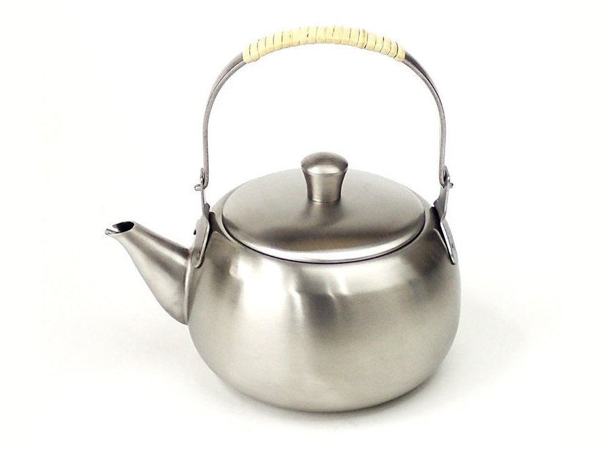 Takei-Kibutsu Stainless Steel Steel Kyusu Teapot 003759 - Globalkitchen  Japan