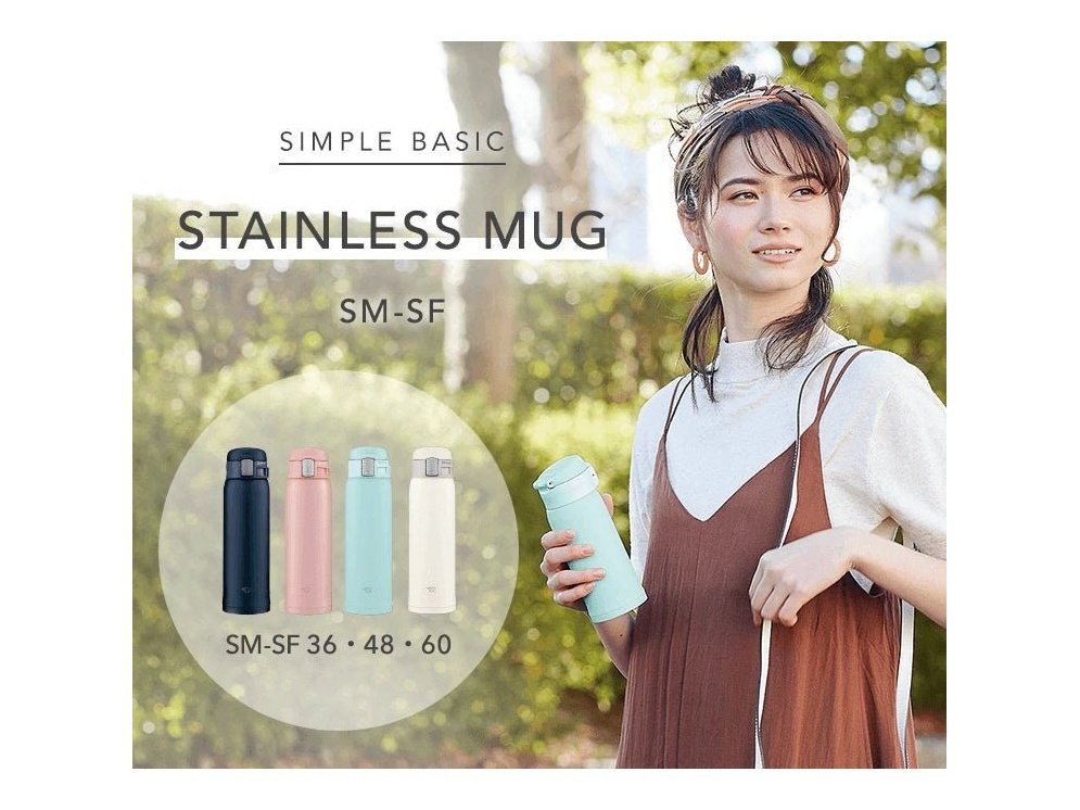 ZOJIRUSHI SM-SF One-touch Vacuum Flask ml