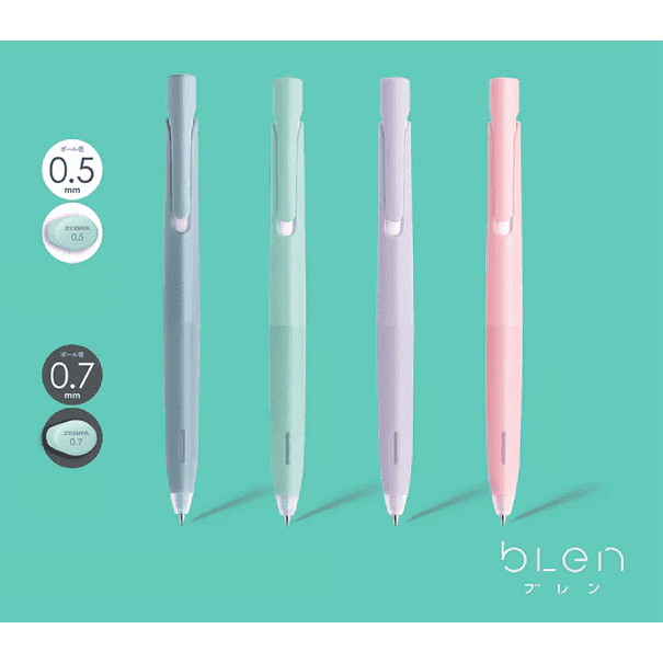 Zebra Blen Pastel 0.5mm