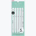 Zebra Blen Pen Black Ink Ballpoint - 0.5mm Pack of 5