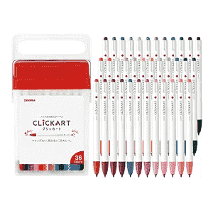 Zebra CLICKART 36 colors Set