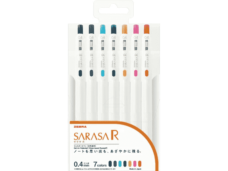 Zebra SARASA-R mm Colors Set