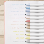 Zebra ZEBRA Clickart Non-Permanent Marker 12 Colour Set Pastel